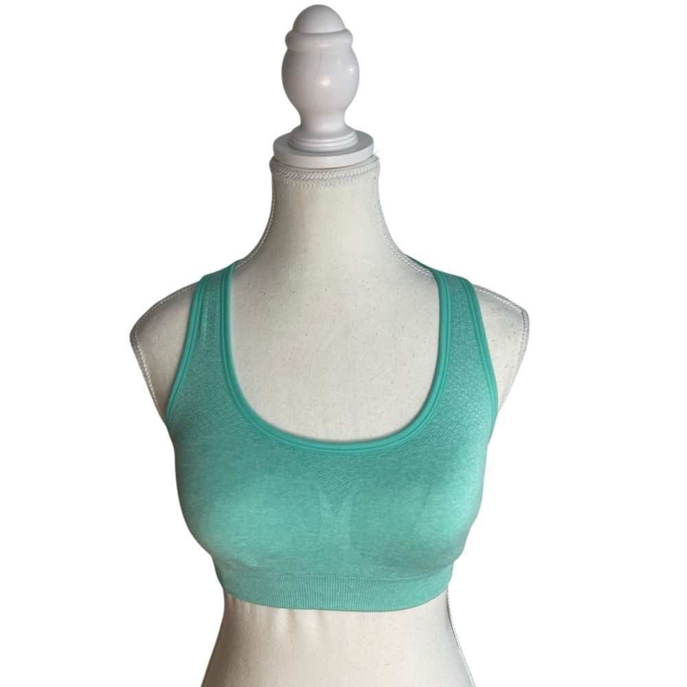 Yelete Padded Sports Bra Mint Green New